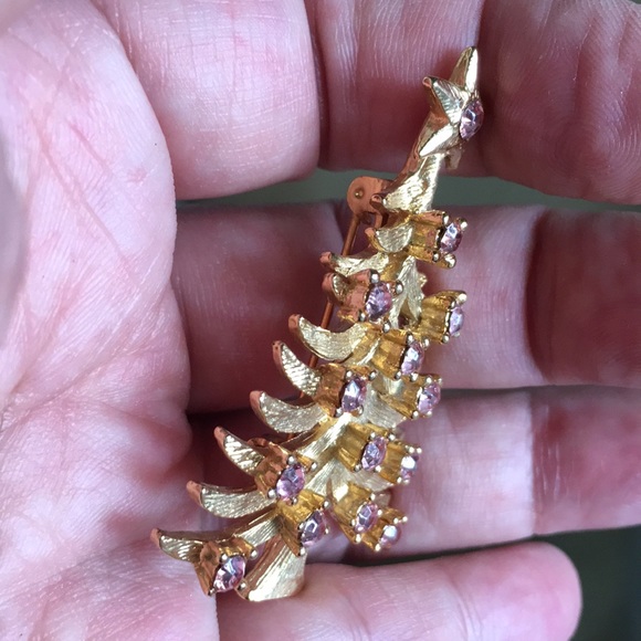 🖤Vtg EISENBERG ICE©️💕signed Christmas tree brooch - Picture 4 of 12
